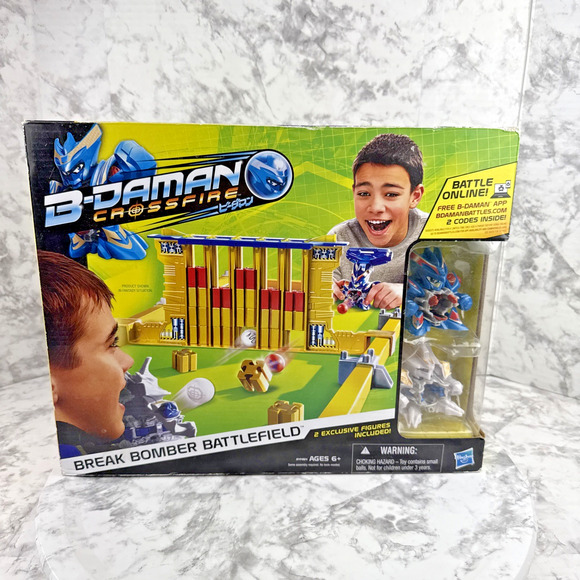 Hasbro B-Daman Crossfire Break Bomber Battlefield 2 Exclusive Figures New - Picture 1 of 10